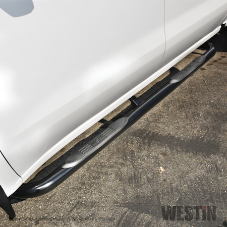 Westin Automotive 19-C SILVERADO/SIERRA 1500 CREW CAB BLACK E-SERIES 3 NERF BARS 23-4135